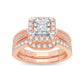 14K 0.75ct Diamond Bridal Ring