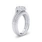 14K 0.75ct Diamond Bridal Ring