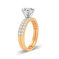 14K 0.50ct Diamond Semi Mount