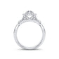 14K 1.00CT Diamond Bridal Ring
