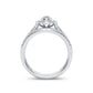 14K 1.00CT Diamond Bridal Ring