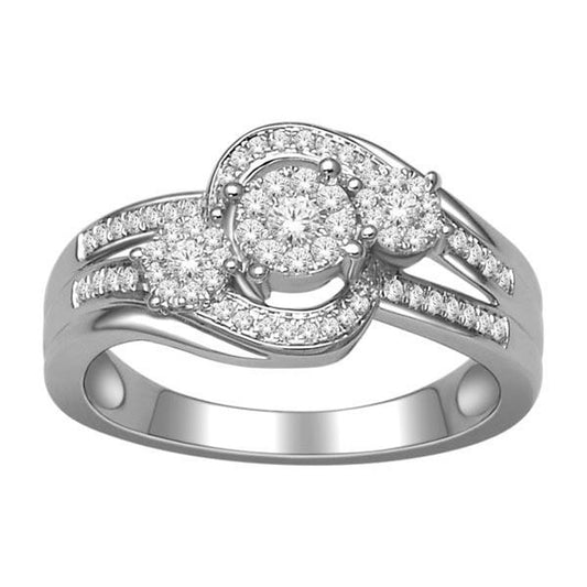 14K 0.33CT D-LADIES RINGS