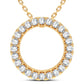 14K 0.25CT DIAMOND PENDANT