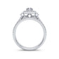 14K 1.00CT Diamond Bridal Ring