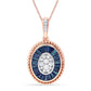 14K SAPPHIRE Pendant