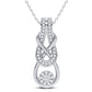 14K 0.33CT DIAMOND PENDANT