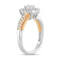 14K 0.75CT Diamond Engagement Ring