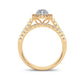 14K 1.00CT Diamond Bridal Ring