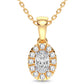 14K 0.25CT Diamond Pendant