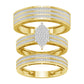 10K 0.75ct Diamond Trio Set