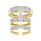 10K 0.50ct Diamond Trio Set
