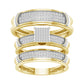 10K 0.50ct Diamond Trio Set