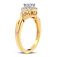 10K 0.33CT Diamond Ring