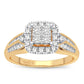 10K 0.60CT Diamond Ring