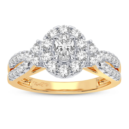 14K  1.00ct Diamond Engagement Ring