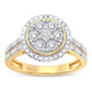 10K 0.10CT DIAMOND RING
