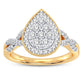 10K 0.25CT DIAMOND RING