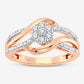 10K 0.10CT DIAMOND RING