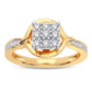 10K 0.10CT DIAMOND RING
