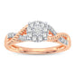 10K 0.25CT DIAMOND RING