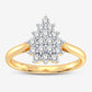 10K 0.07CT DIAMOND RING