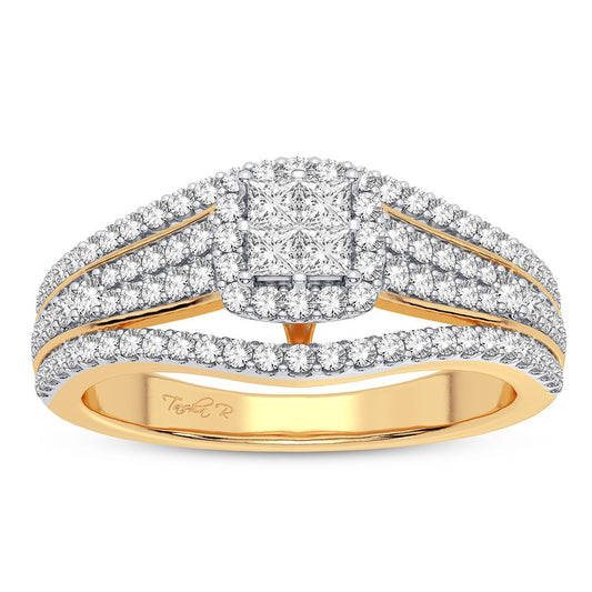 10K 0.50CT DIAMOND RING