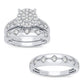 10K 0.76CT DIAMOND TRIO SET