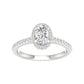 14K 1.00CT  Certified Lab Grown Diamond Ring ( IGI Certified )