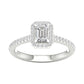 14K 1.00CT Certified Lab Grown Diamond Ring ( IGI Certified )
