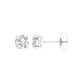 14K 1.00CT Certified Lab Grown Diamond Earrings ( IGI Certified )