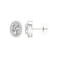 14K 2.25CT Certified Lab Grown Diamond Earrings ( IGI Certified )