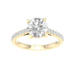 14K 2.25CT Certified Lab Grown Diamond Ring ( IGI Certified )