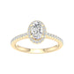 14K 1.00CT Certified Lab Grown Diamond Ring ( IGI Certified )