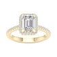 Certified Lab Grown 14K 2.25CT Diamond Engagement Ring