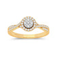 10K 0.25CT Diamond Ring