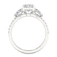14K 3.25CT Certified Lab Grown Diamond Bridal Ring
