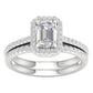 14K 1.45CT Lab Grown Bridal Set