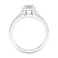 14K 1.45CT Lab Grown Bridal Set