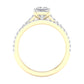 14K 1.50CT Certified Lab Grown Diamond Bridal