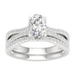 14K 1.40CT Lab Grown Bridal Set