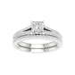 Certified Lab Grown 14K 1.40CT Diamond Bridal Set