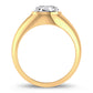 14K 2.00CT Certified Lab Grown Mens Ring