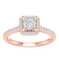 14K 1.25CT  Lab Grown Diamond Engagement Ring