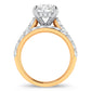 14K 5.00CT Certified Lab Grown Diamond Bridal Ring