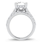 14K 5.00CT Certified Lab Grown Diamond Bridal Ring