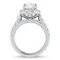14K 5.00CT Certified Lab Grown Diamond Bridal Ring