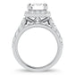 14K 5.00CT Certified Lab Grown Diamond Bridal Ring