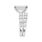 14K 4.00CT Certified Lab Grown Diamond Bridal Set