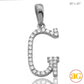 14KW 0.15CTW DIAMOND INITIAL PENDANT
