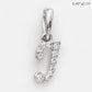 14KW 0.05CTW DIAMOND INITIAL PENDANT